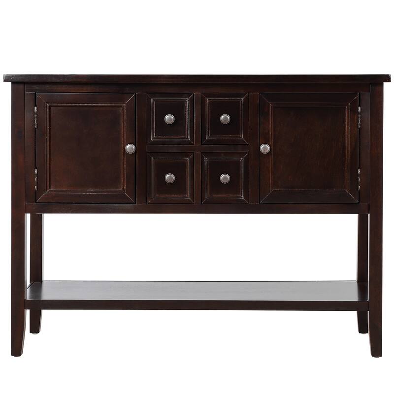 Sideboard Console Table with Bottom Shelf