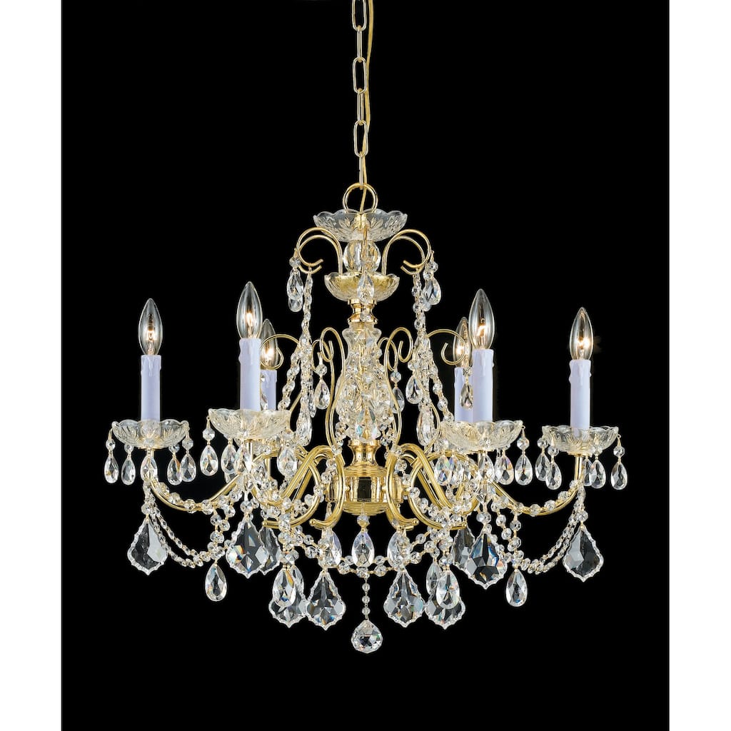 Crystorama Lighting Group Imperial 6 Light 26" Wide Chandelier with