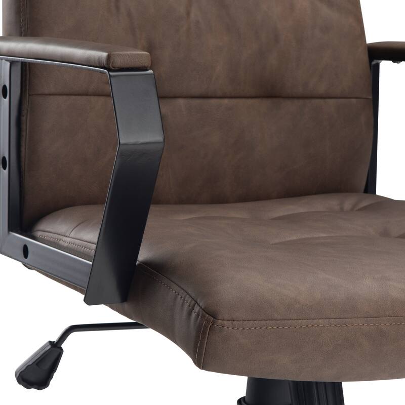 WYNDENHALL Parks Swivel Adjustable Executive Computer Office Chair