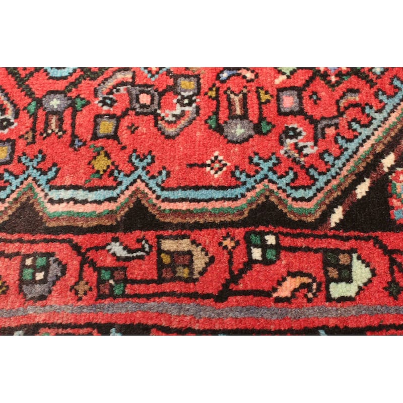 ECARPETGALLERY Hand-knotted Andelz Red Wool Rug - 5'1 x 6'9