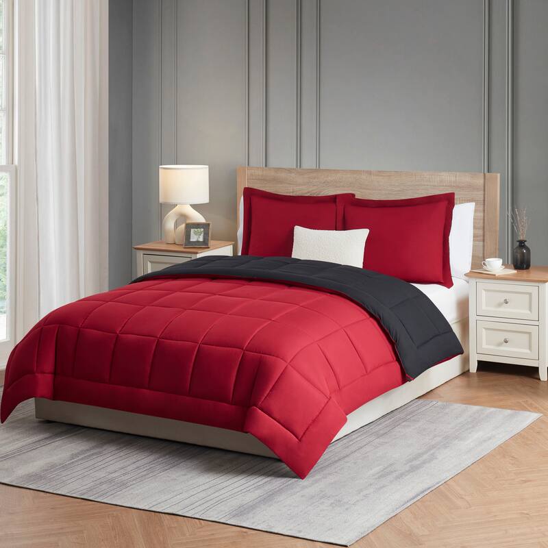 Empyrean All Season Alternative Down Lightweight Reversible Comforter Set