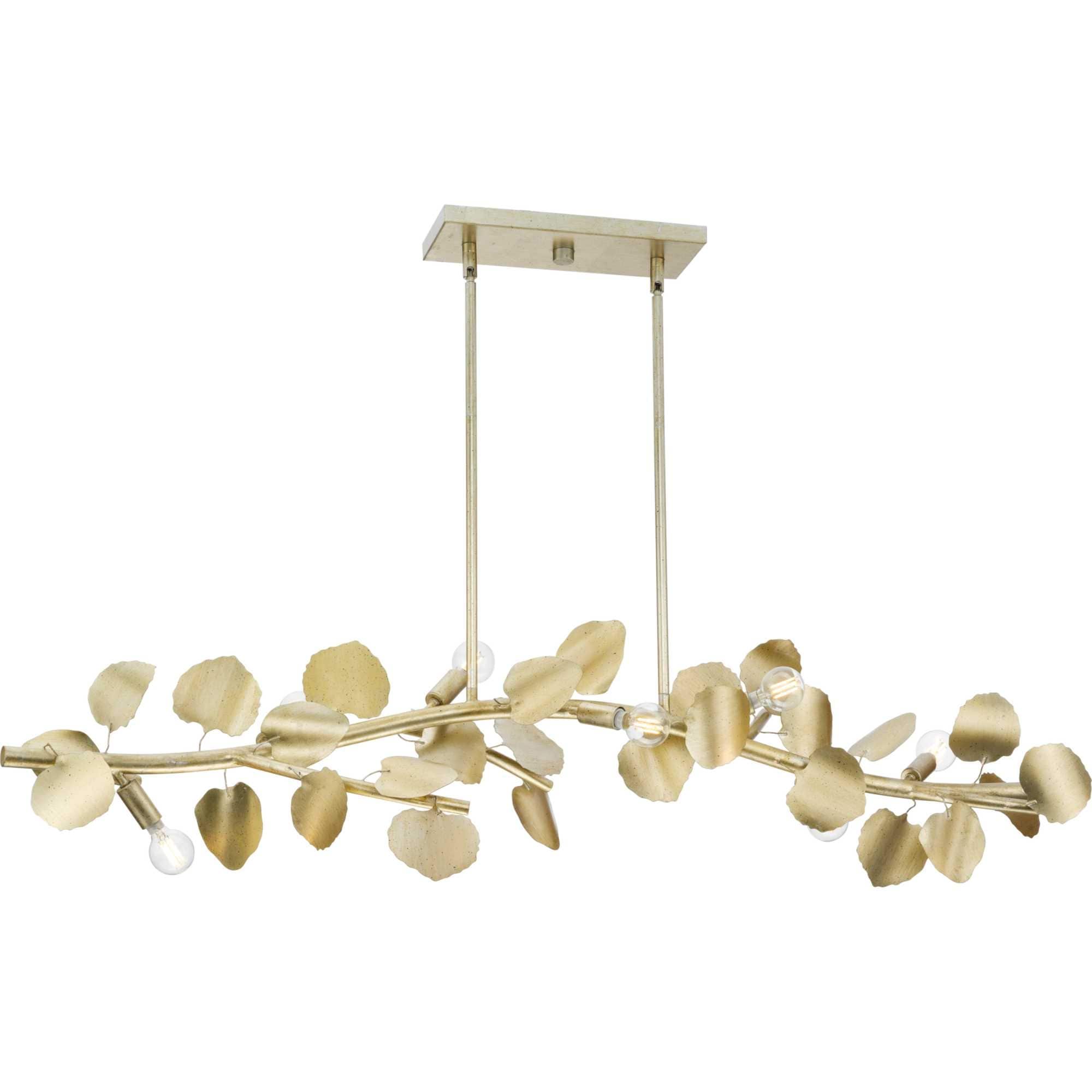 Progress Lighting P400361 Laurel 7 Light 51" Wide Linear Pendant