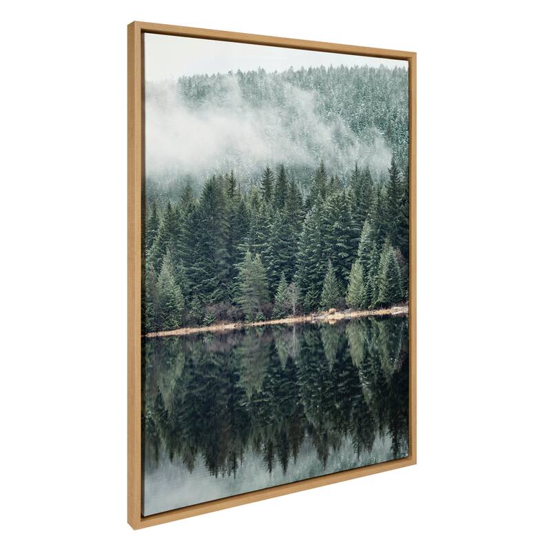 Kate and Laurel Sylvie Misty Forest Canvas by Emiko and Mark Franzen - 28x38 - Natural