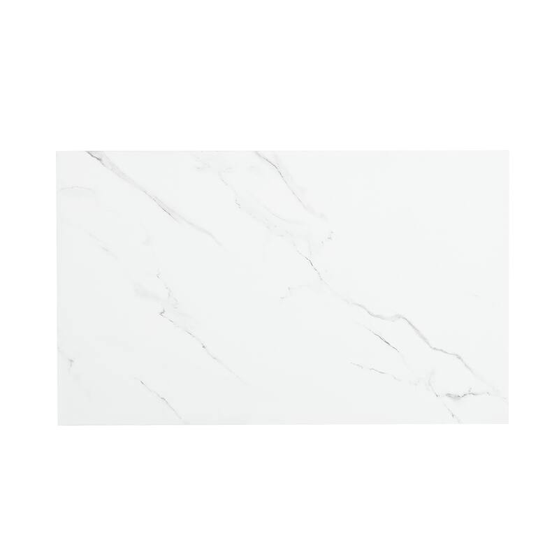 Anmytek White Freestanding Kitchen Pantry Cabinet, Buffet Coffee Bar Storage with Drawer Shelves for Dining