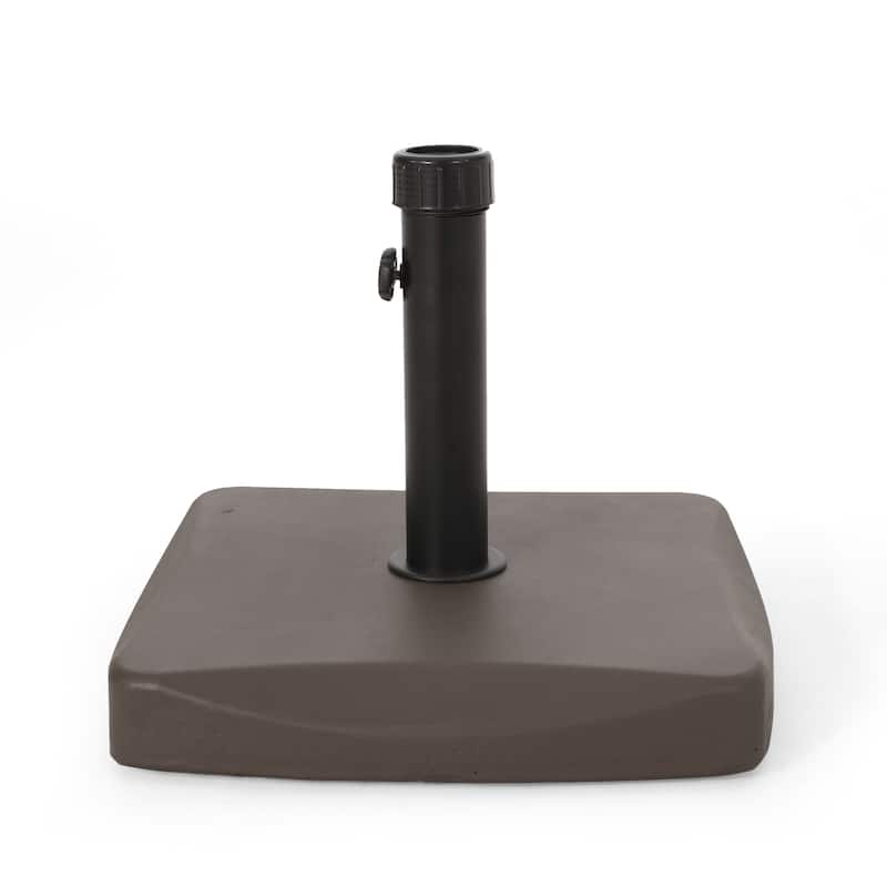 Heavy-Duty 55 lbs Square Umbrella Base with Adjustable Steel Pole