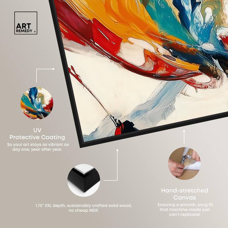 Vibrant Palette III Canvas Set of 2 by Art Remedy