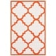 preview thumbnail 58 of 104, SAFAVIEH Amherst Blanch Modern Rug 5'3" x 8' - Beige/Orange - Rectangle