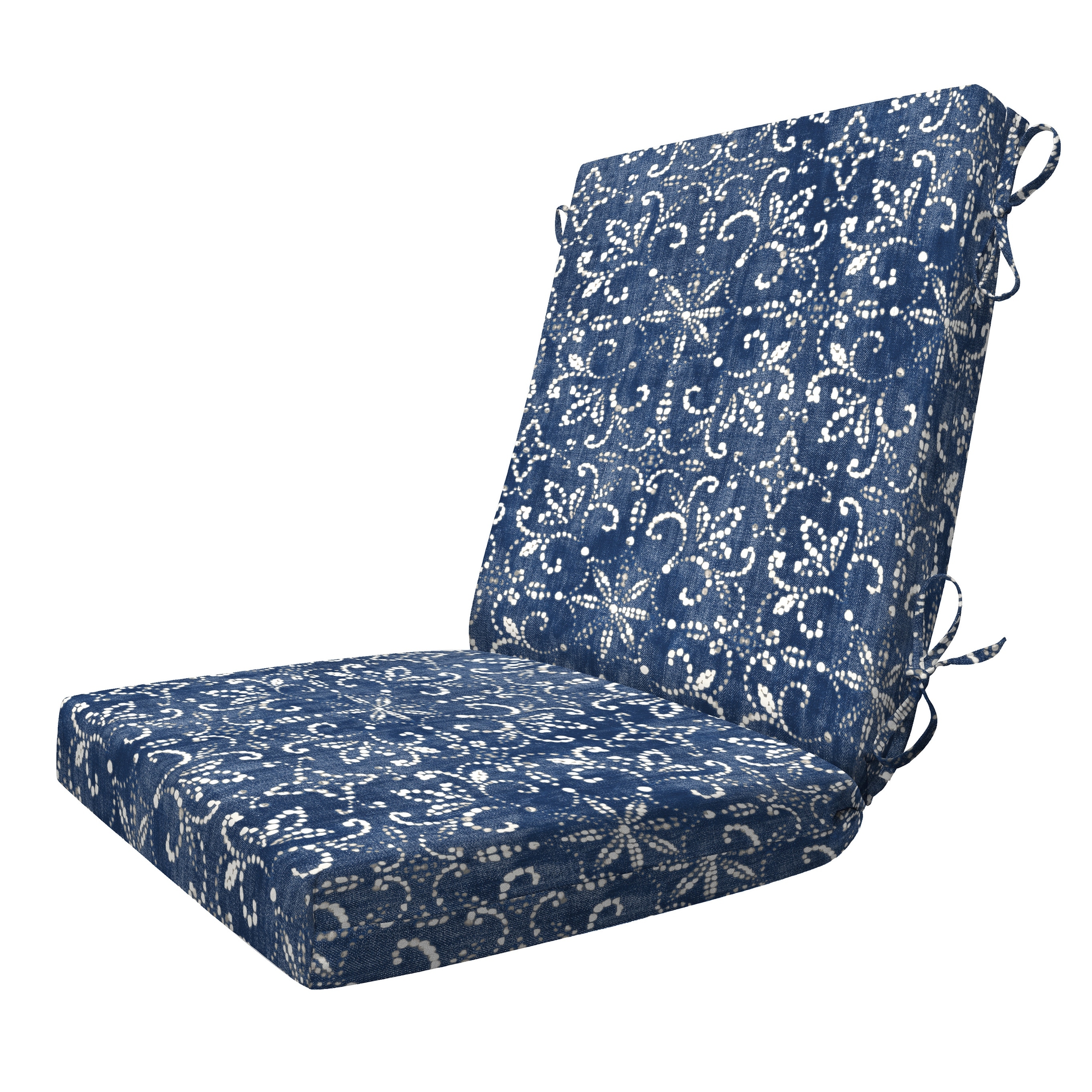 Cobalt blue outdoor discount cushions