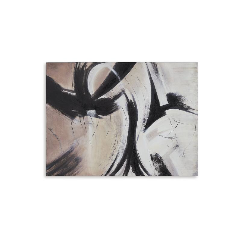Signature Design by Ashley Braidage Brown/Black/White Wall Art