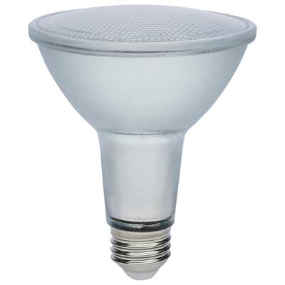 12 Watt Econo LED PAR30LN 3000K 35 Degree Beam Angle Medium Base 120-277V - Silver