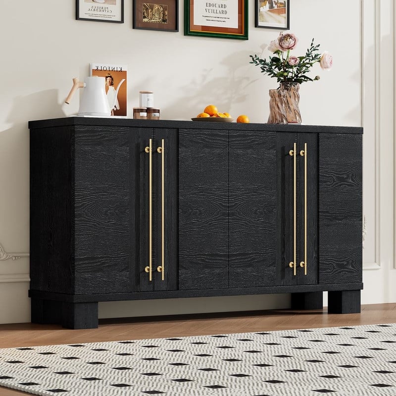 60''W Sideboard with Adjustable Shelves - N/A