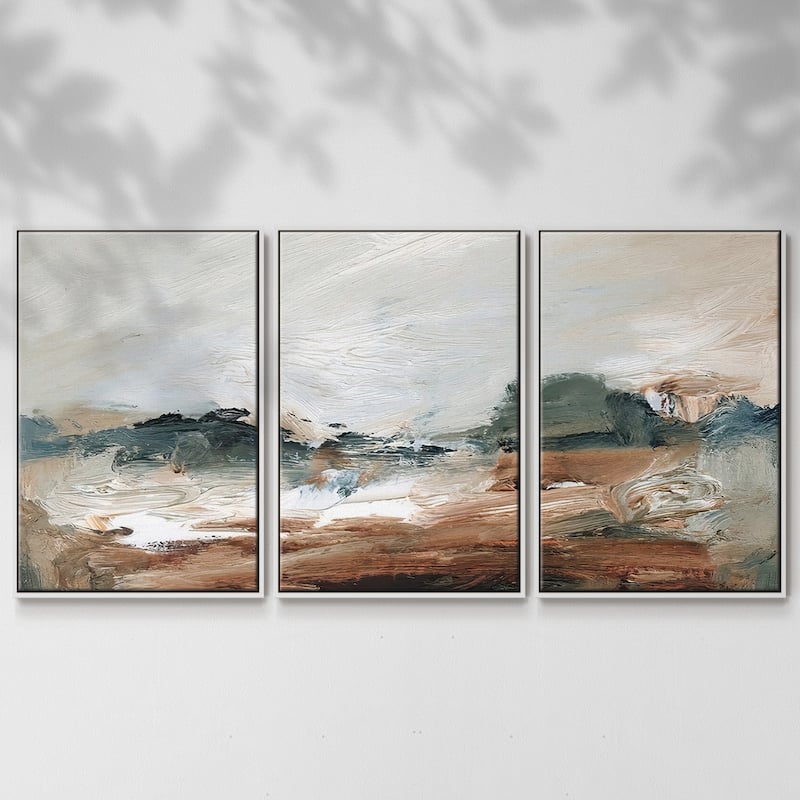 Lingering Light III - Multi Piece Framed Canvas