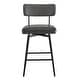 preview thumbnail 16 of 26, Elise Counter Height Swivel Bar Stool Chairs Set of 2 with Metal Frame