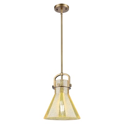 Innovations Lighting Downtown Urban - Newton Cone - 1 Light 10" Stem Hung Arched-Frame Mini Pendant
