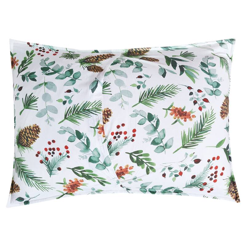 Jovie Pinecone Cotton Quilt Set - Reversible and Machine Washable