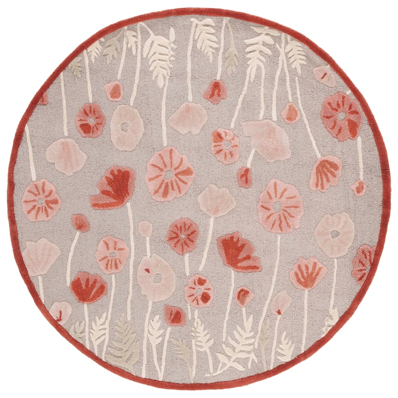 Martha Stewart by SAFAVIEH Poppy Glossary Wool/ Viscose Rug