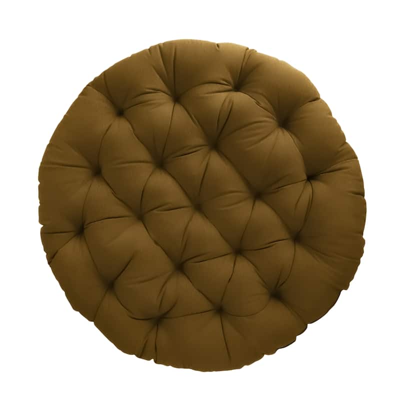 Sorra Home Indoor Suede Round Papasan Cushion