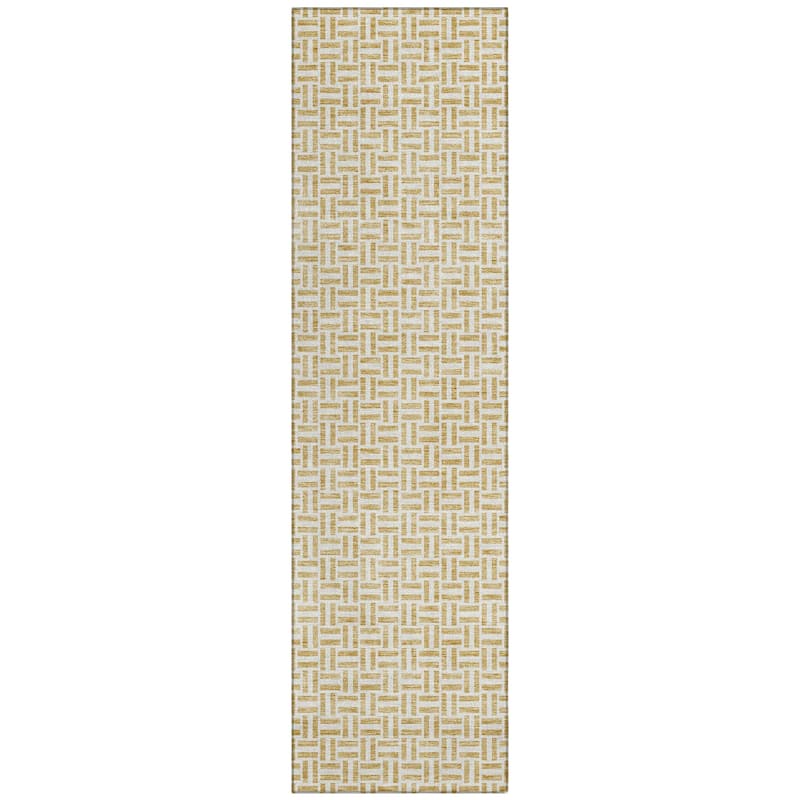 Machine Washable Indoor/ Outdoor Chantille Contemporary Casual Rug