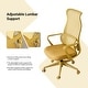 preview thumbnail 8 of 13, Ergonomic Mesh High Back Office Chair with Lumbar Support, Fireproof