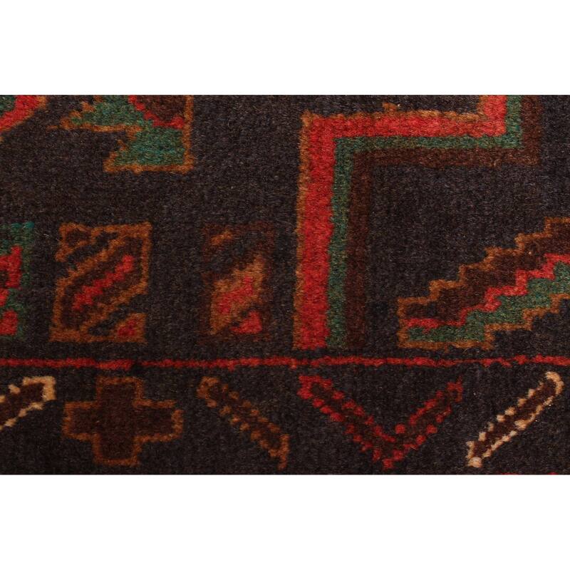 ECARPETGALLERY Hand-knotted Teimani Dark Navy Wool Rug - 3'1 x 5'1