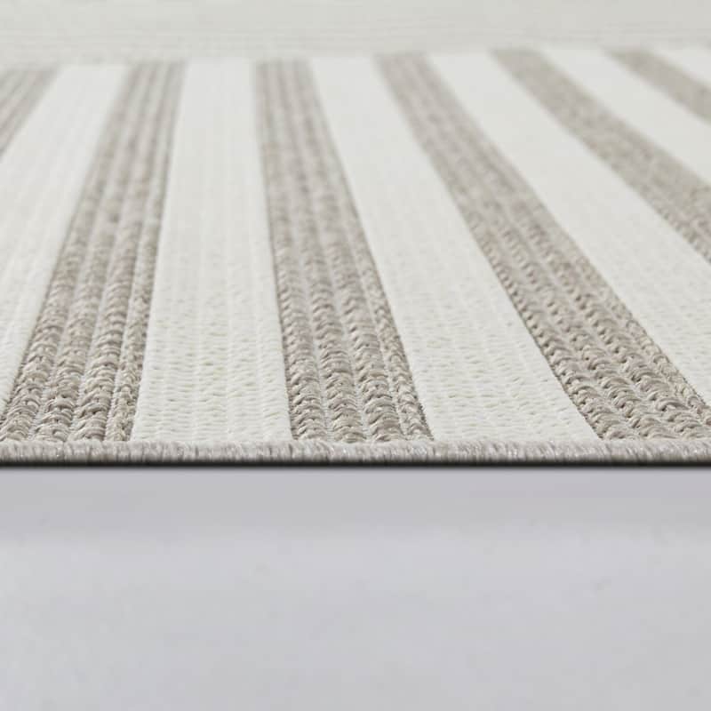 Pessoa Modern Striped Area Rug