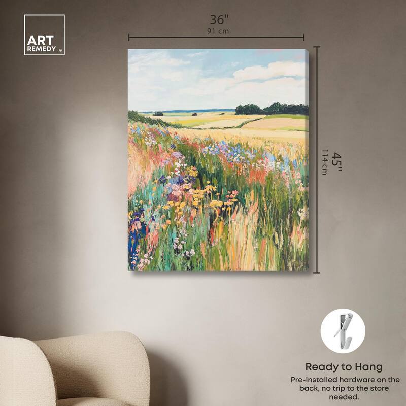 Open Field I Canvas by Art Remedy, Gallery Wrapped