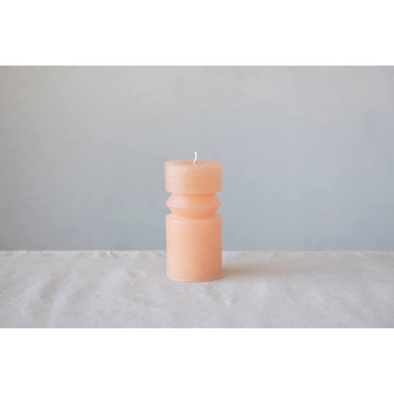 Unscented Totem Pillar Candle