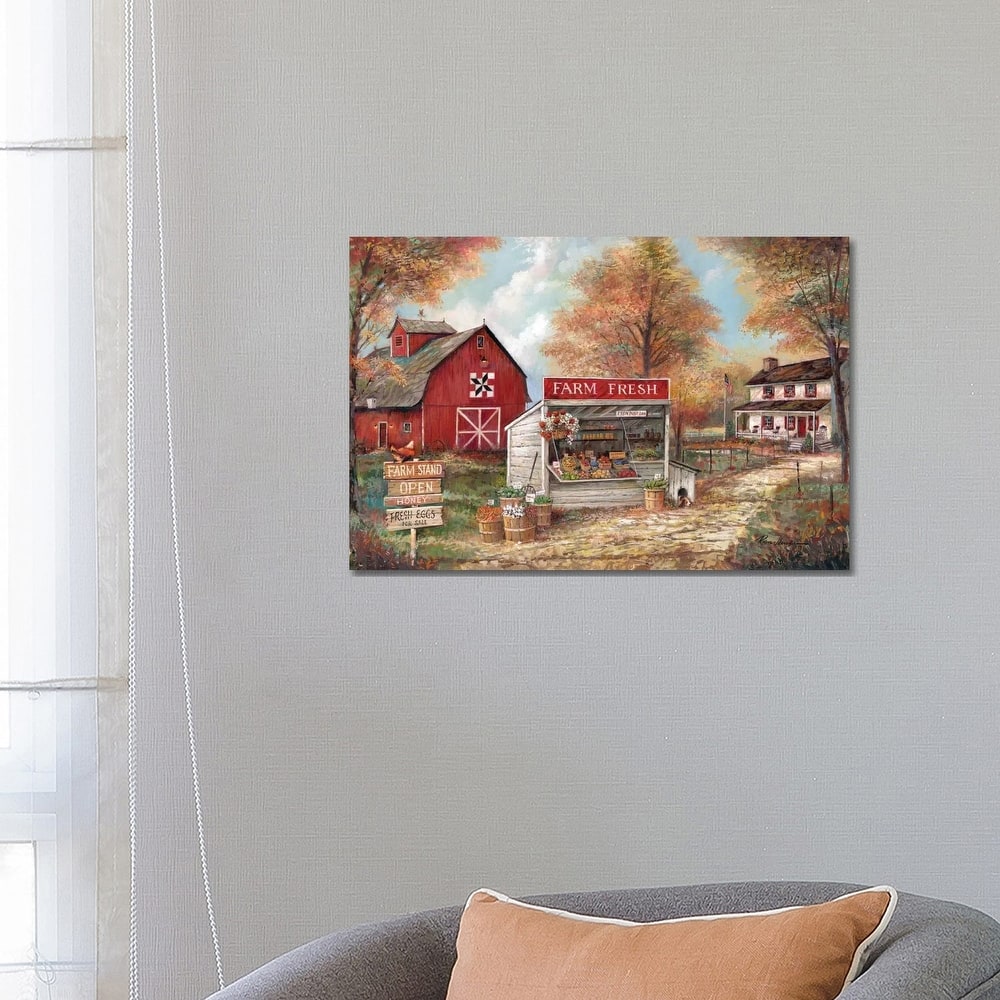 iCanvas "Farm Fresh" by Ruane Manning Canvas Print