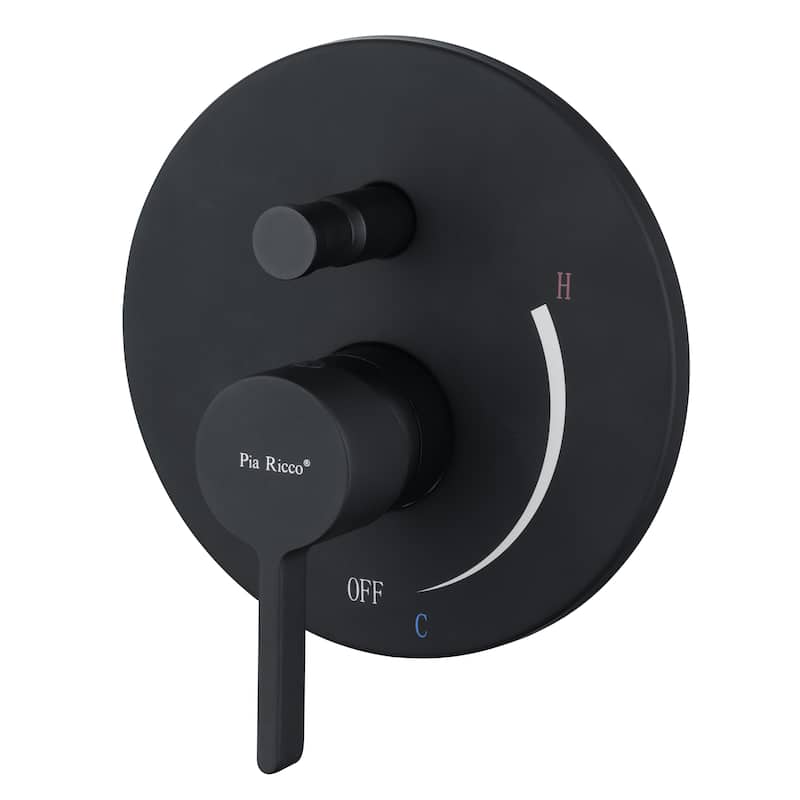 Matte Black 2-Spray Shower System with Handshower