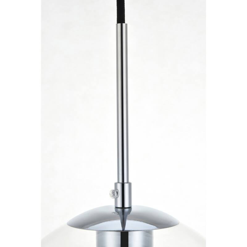 Elegant Lighting Baxter 12" Wide Single Light Pendant with Clear Glass