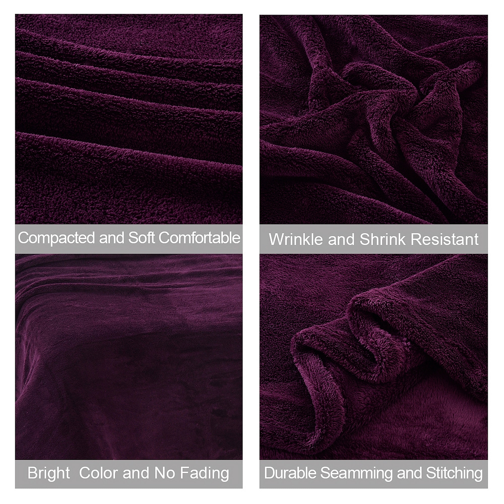 Luxury Soft Flannel Fleece Blanket for All Seasons  -image