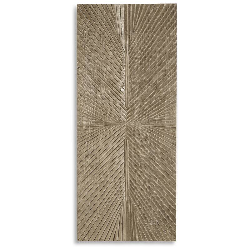 Signature Design by Ashley Lenora Distressed Brown Wall Decor