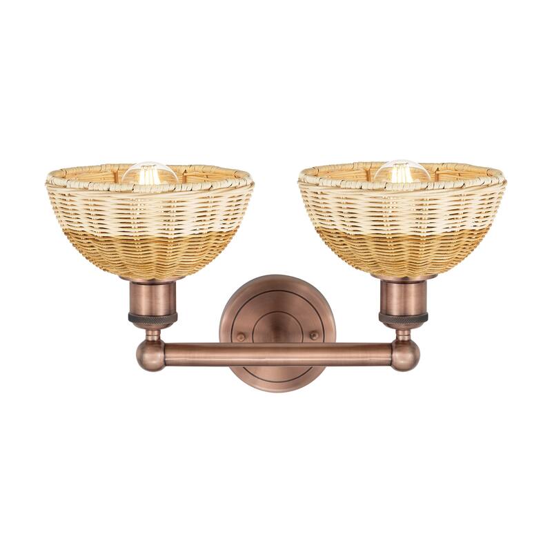 Innovations Lighting Endless Possibilities Edison - Bristol Natural II - 2 Light 17" Bath Vanity Light