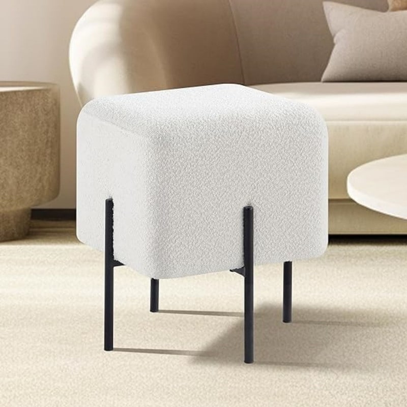 Vanity pouf sales stool