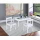preview thumbnail 9 of 14, Olive & Opie Della 3-Piece Solid Wood Kids Table & Chair Set White