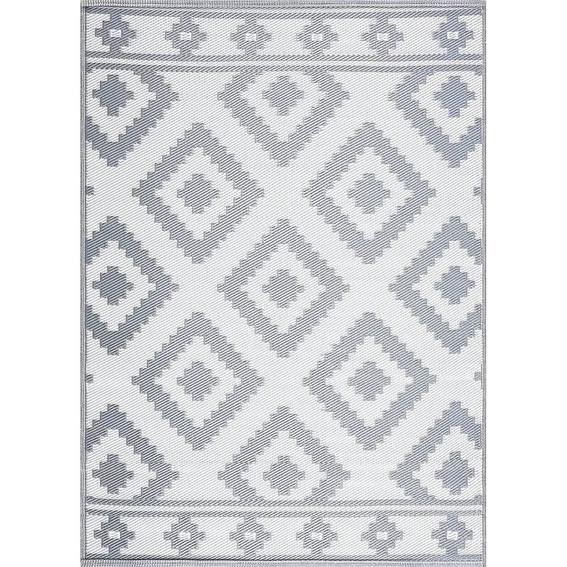 Milan Lightweight Reversible Recycled Plastic Outdoor Floor Mat/Rug