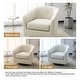 preview thumbnail 75 of 143, Modern 360°Swivel Accent Chairs Barrel Armchairs