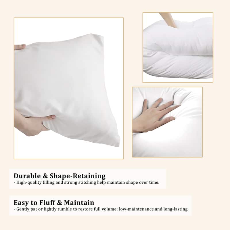 CraftPorch Minimalist 20" Decorative Pillow Inserts