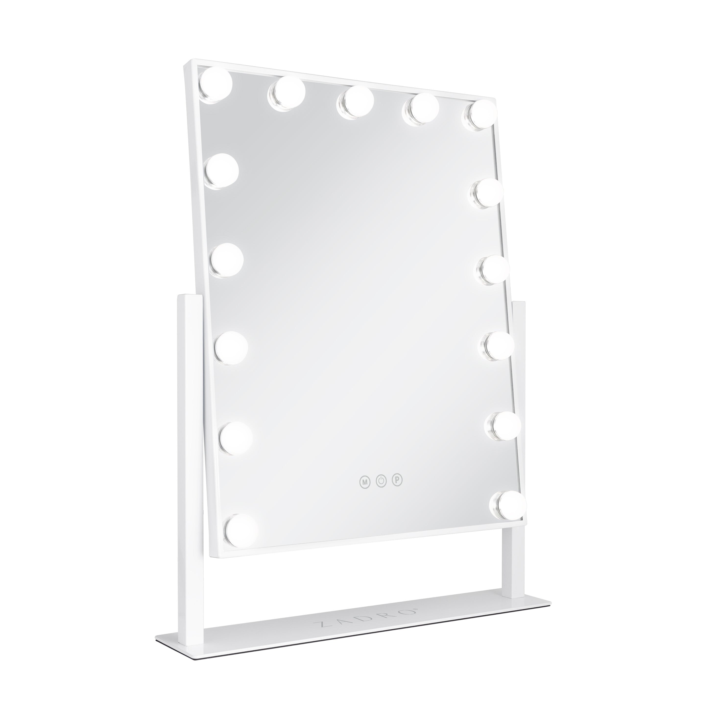 Zadro 15 LED Light Bulb Hollywood Makeup Mirror 18 X 21 in