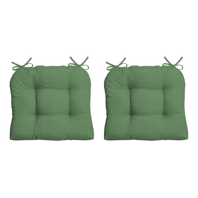 ARDEN Patio Chair Cushion Set - 2 Count - Moss Leala Texture