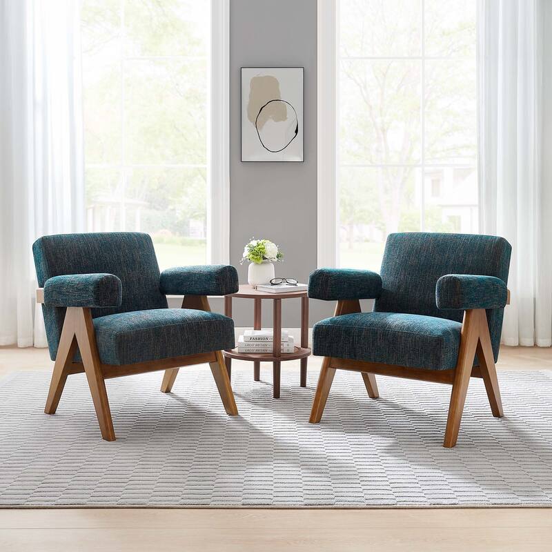 Lyra Fabric Armchair - Set of 2