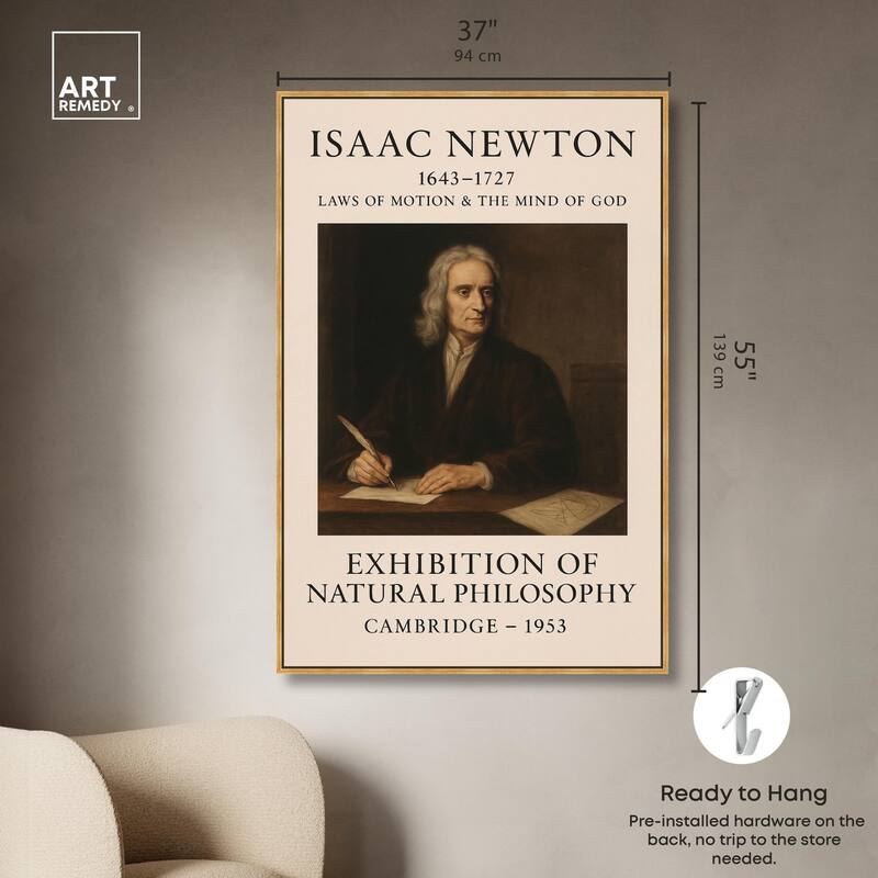 Newtonian Mind Canvas by Art Remedy