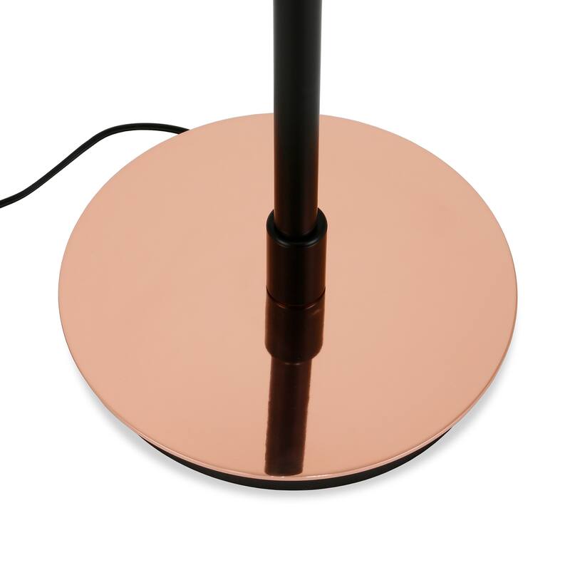 Copper Grove Ulft Copper and Black Floor Lamp
