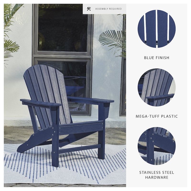 Signature Design by Ashley Sundown Treasure Outdoor Poly All Weather Adirondack Chair