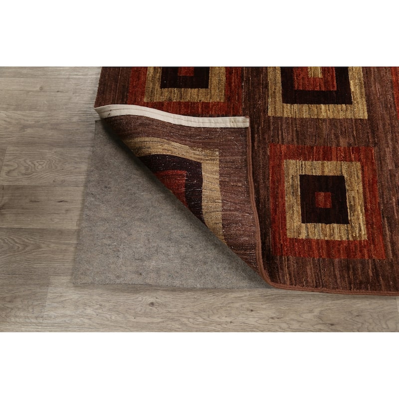 Geometric Gabbeh Kashkoli Oriental Area Rug Wool Hand-knotted - 6'6" x 9'2"