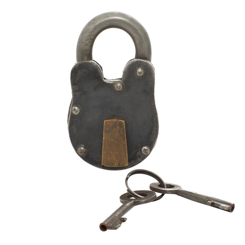 Bronze Metal Lock And Key