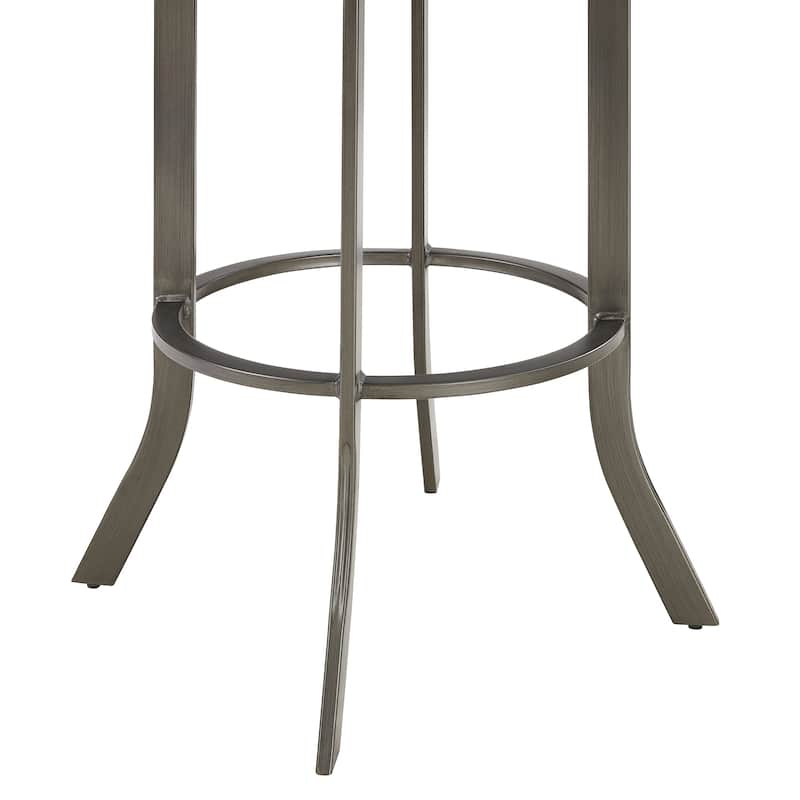 Pharaoh Upholstered Bar or Counter Height Swivel Barstool