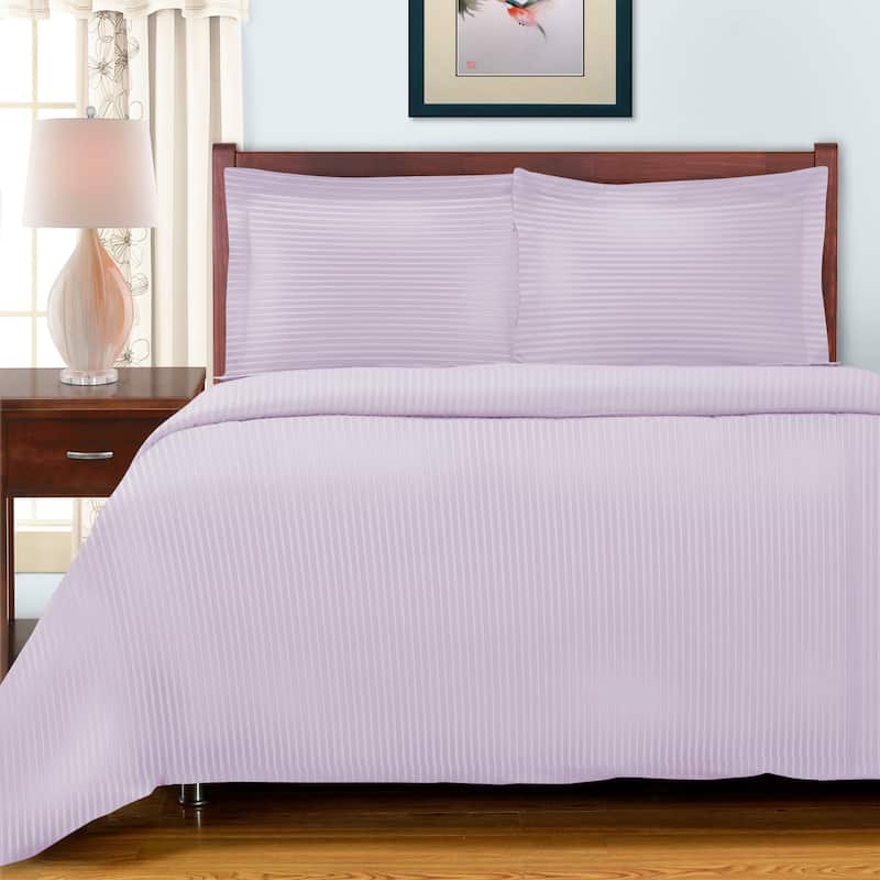 Superior Egyptian Cotton 650 TC Embroidered Duvet Cover Set