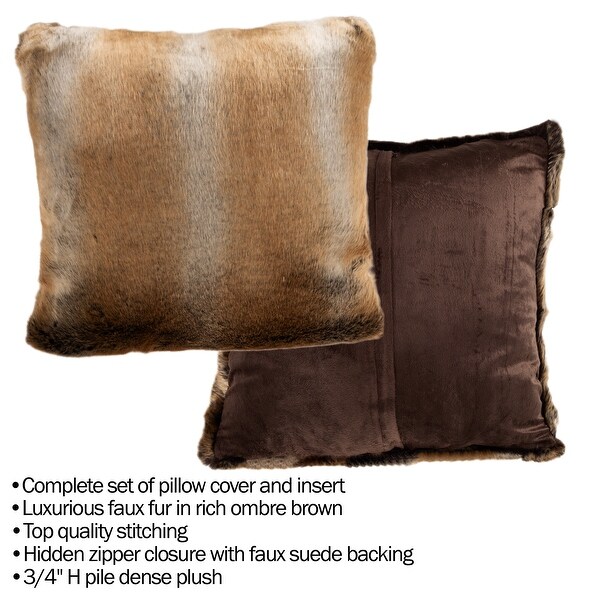 mink fur cushions