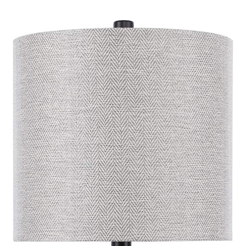 Gemma 23" Metal Hourglass Table Lamp (Set of 2)